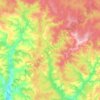 Mappa topografica Мучан, altitudine, rilievo