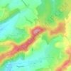 Mappa topografica Ouvrage du Hackenberg, altitudine, rilievo