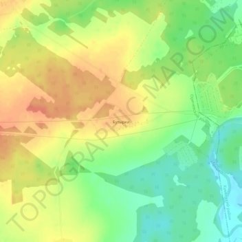 Mappa topografica Бутырки, altitudine, rilievo