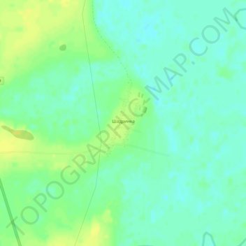 Mappa topografica Шадринка, altitudine, rilievo