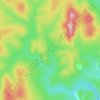 Mappa topografica Ис, altitudine, rilievo