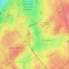 Mappa topografica Parc Léopold, altitudine, rilievo