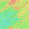 Mappa topografica Rivière Camachigama, altitudine, rilievo