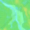 Mappa topografica Клетно, altitudine, rilievo