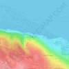 Mappa topografica Spanish Banks Beach, altitudine, rilievo