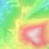 Mappa topografica El Chaguete, altitudine, rilievo