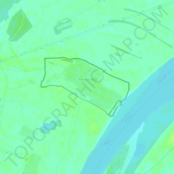 Mappa topografica Реполово, altitudine, rilievo