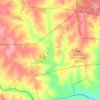 Mappa topografica Manyeleti, altitudine, rilievo