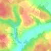 Mappa topografica Турбичево, altitudine, rilievo