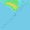 Mappa topografica Torre Astura, altitudine, rilievo