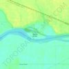 Mappa topografica Snake River, altitudine, rilievo