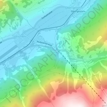 Mappa topografica Aegina, altitudine, rilievo