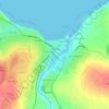 Mappa topografica Thurso, altitudine, rilievo