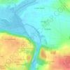 Mappa topografica Rio de la Borde, altitudine, rilievo