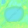 Mappa topografica Pearl Lake, altitudine, rilievo