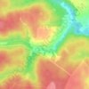 Mappa topografica Ляпино, altitudine, rilievo