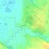 Mappa topografica Алферьево, altitudine, rilievo
