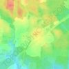 Mappa topografica Покоево, altitudine, rilievo