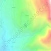 Mappa topografica Laguna Reparin, altitudine, rilievo