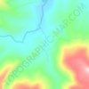 Mappa topografica Pini, altitudine, rilievo