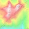 Mappa topografica Vallone degli Arpetti, altitudine, rilievo