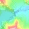 Mappa topografica Diga di Occhito, altitudine, rilievo