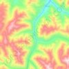 Mappa topografica Barluk, altitudine, rilievo