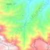 Mappa topografica Mnweni, altitudine, rilievo