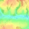 Mappa topografica Душкино, altitudine, rilievo