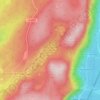 Mappa topografica Biotopo Laghi di Monticolo, altitudine, rilievo