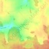Mappa topografica Малое Ильинское, altitudine, rilievo