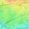 Mappa topografica Lammas Park, altitudine, rilievo