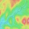 Mappa topografica Lac Clarens, altitudine, rilievo