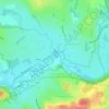 Mappa topografica La Vierre, altitudine, rilievo