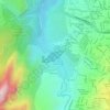 Mappa topografica Río Tunjuelito, altitudine, rilievo