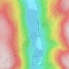 Mappa topografica Allison Lake, altitudine, rilievo