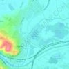 Mappa topografica Stato Libero dei Renai, altitudine, rilievo