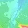 Mappa topografica Кучерла, altitudine, rilievo