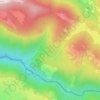 Mappa topografica Valle Bona, altitudine, rilievo