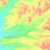 Mappa topografica Ургал, altitudine, rilievo