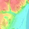 Mappa topografica Горы, altitudine, rilievo
