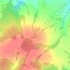 Mappa topografica Кулебякино, altitudine, rilievo