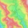 Mappa topografica Santa Ynez Reservoir, altitudine, rilievo