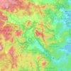 Mappa topografica Towamba River, altitudine, rilievo