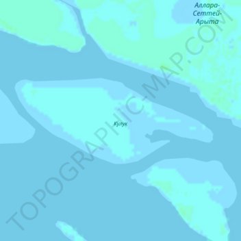 Mappa topografica Кулук, altitudine, rilievo