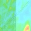 Mappa topografica Lac Marsac, altitudine, rilievo