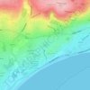 Mappa topografica Brynmill Park, altitudine, rilievo