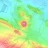 Mappa topografica Wachsenburg, altitudine, rilievo