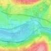 Mappa topografica Burnaby Lake Regional Park, altitudine, rilievo