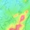 Mappa topografica Dawson's Hill, altitudine, rilievo